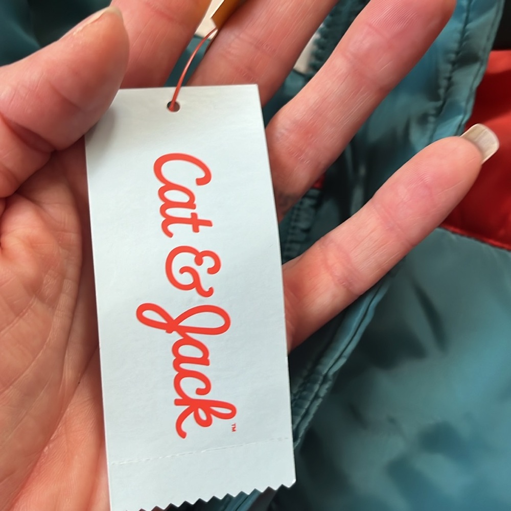 Brand new Cat & Jack Orange/blue stripe vest - Picture 9 of 13